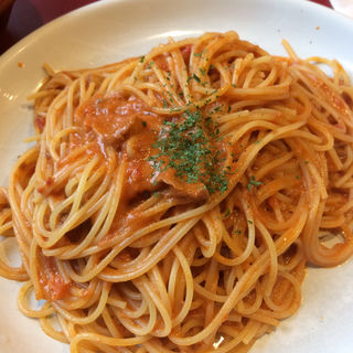 トマトソースのスパゲッティ(トラットリア ラ・ベルデ 日比谷店)