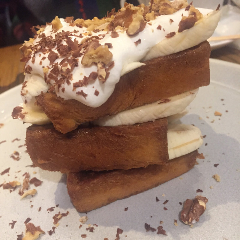 チョコバナナ フレンチトースト(ジンナンカフェ （JINNAN　CAFE）)