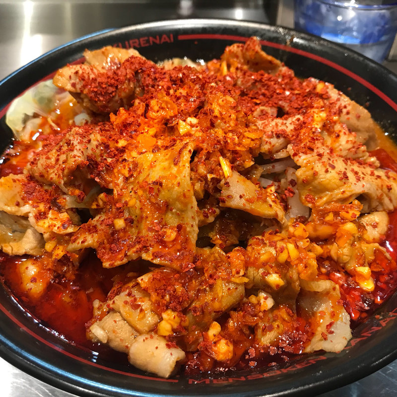 鬼紅 バラ肉増(麺創研 紅-KURENAI-)