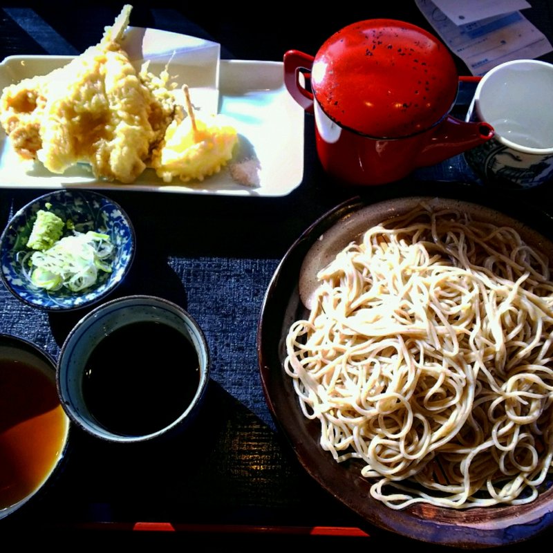 店長気まぐれ天付そば(蕎麦家りく )