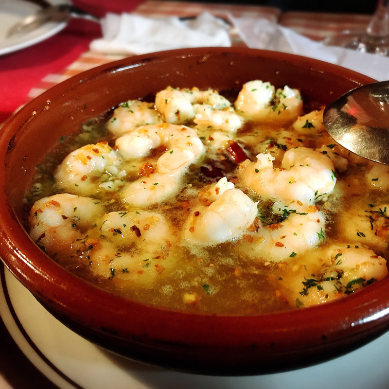 小海老のアヒージョ(サル イ アモール （Sal y Amor）)