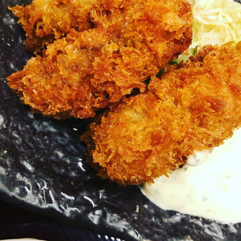 カキフライと秋刀魚のお造り膳(膳や ホワイティ梅田店)