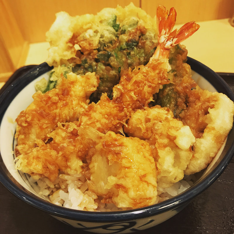 冬の海幸天丼(天丼てんや 綾瀬店)