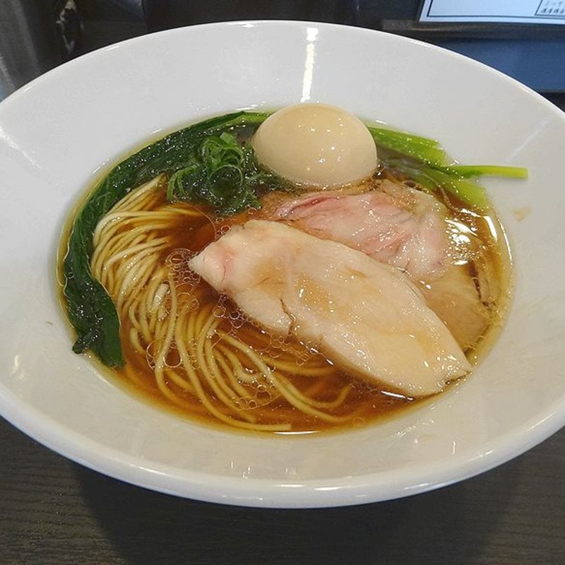 味玉芳醇鶏そば 醤油(麺や福はら)