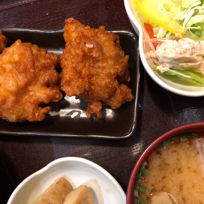 唐揚げ定食(浜忠 上土町店 )