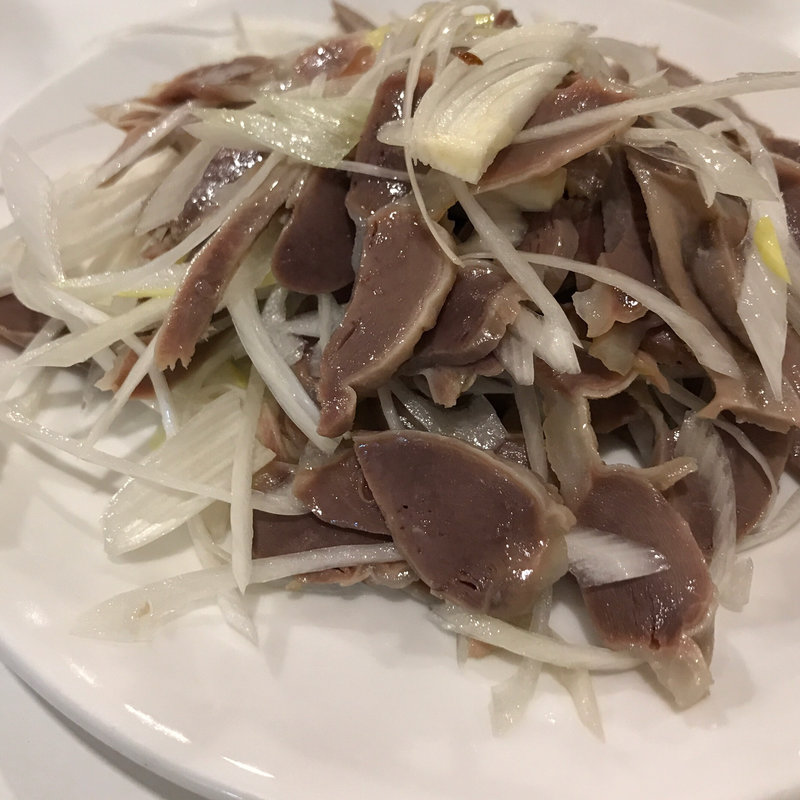 砂肝と葱の和えもの(味坊 （アジボウ）)