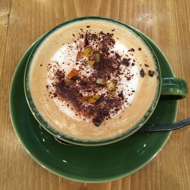 オレンジショコララテ(ア・ラ・カンパーニュ 博多店)