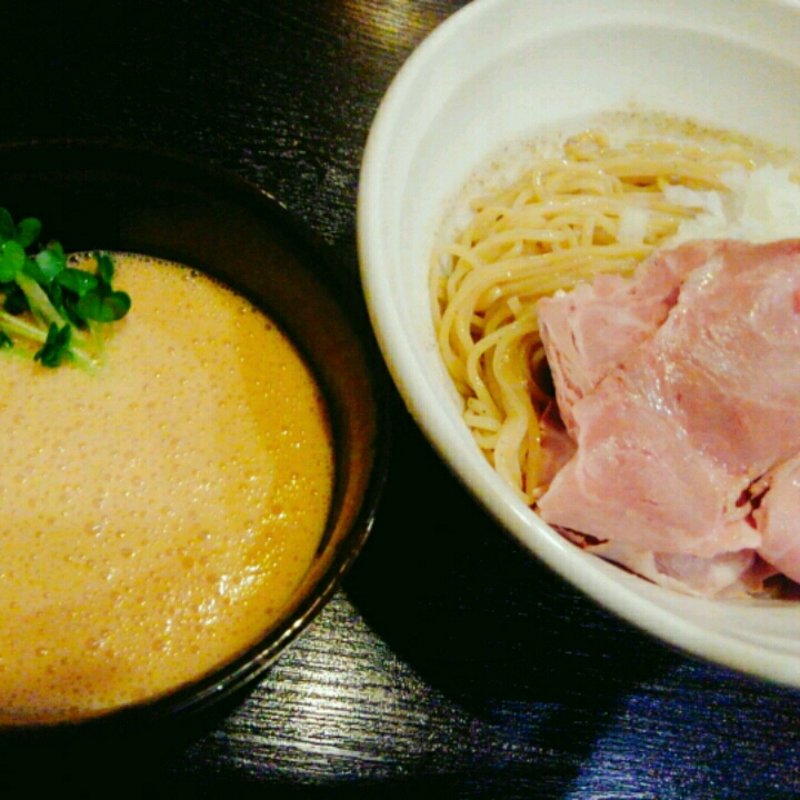 鮟肝のヴィシソワーズ風つけそば(丿貫)