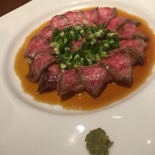 熊本県阿蘇王 和牛のタタキ(六ヶ城)