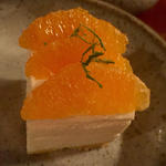 オレンジムースチーズケーキ