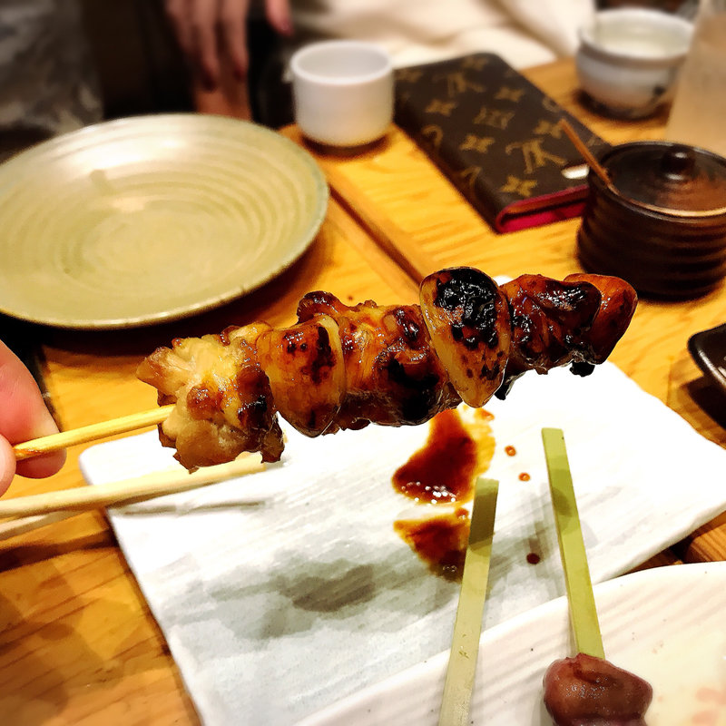 ニンニクはさみ焼き(溝の口 居酒屋 寿や)