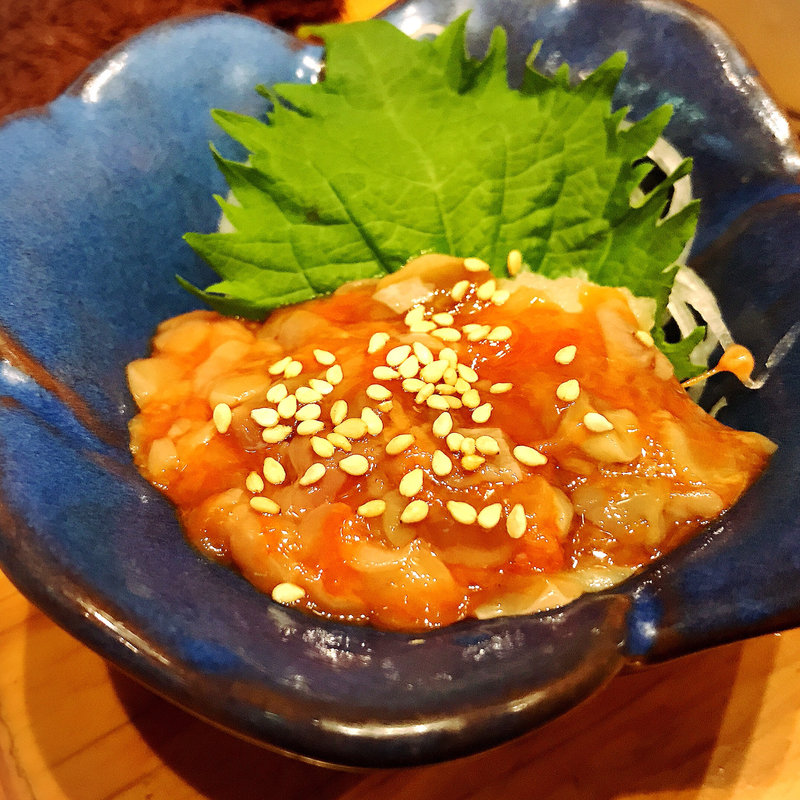 まぐろの酒盗(溝の口 居酒屋 寿や)