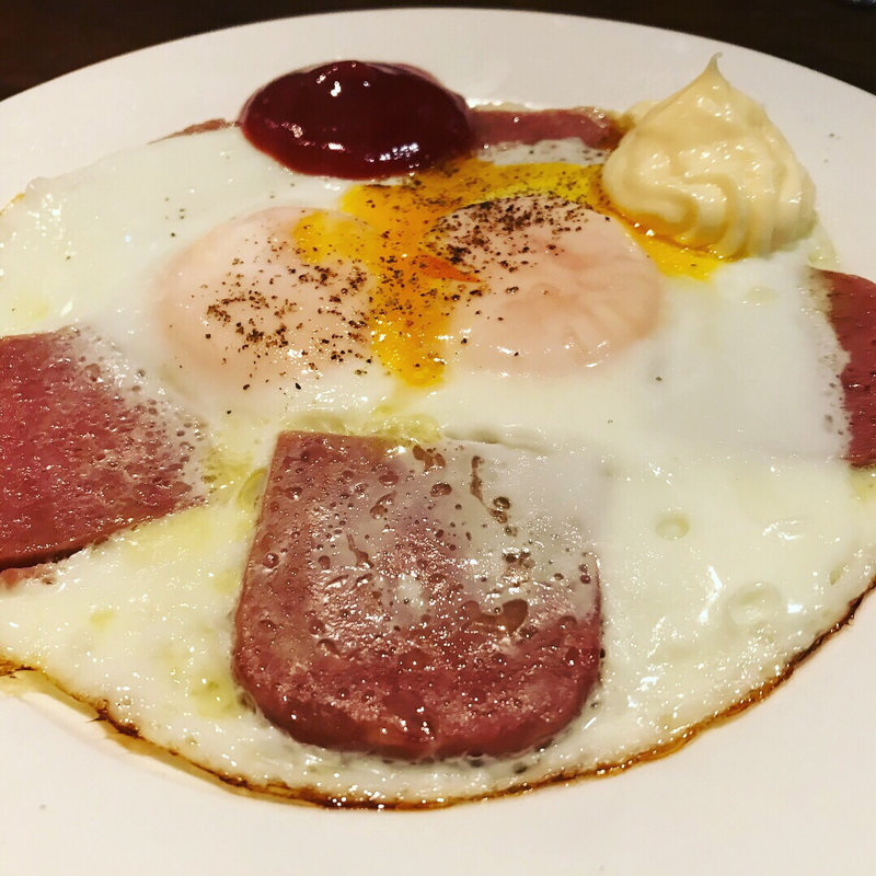 ハムエッグ(あかちょこべ)