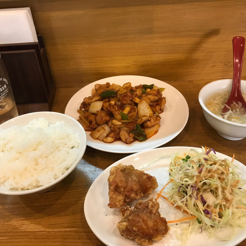 宮爆鶏丁定食(食膳軒 )