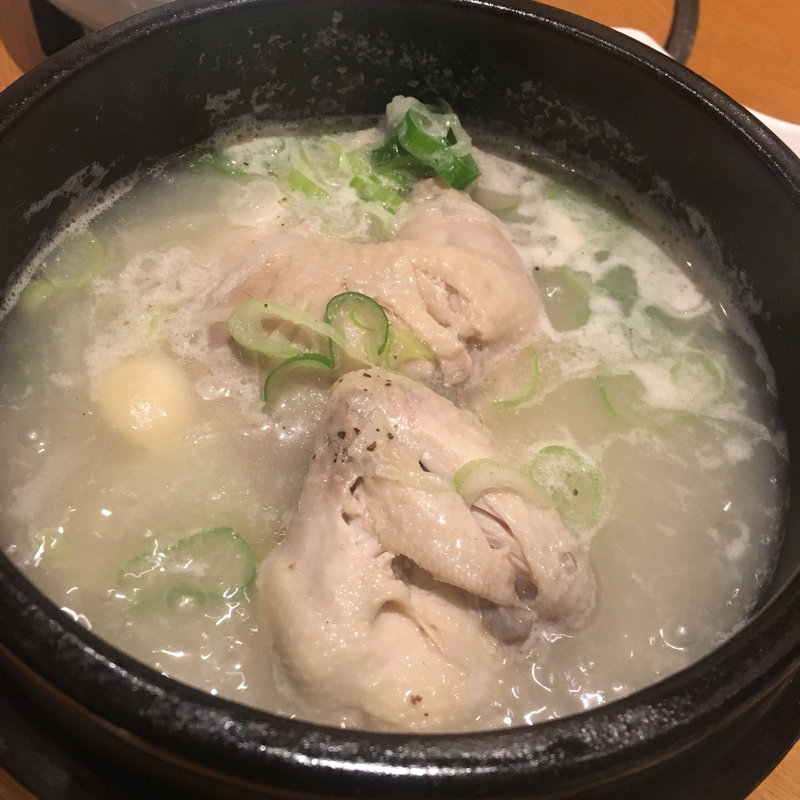 参鶏湯(ハーフ)(火ノ国)