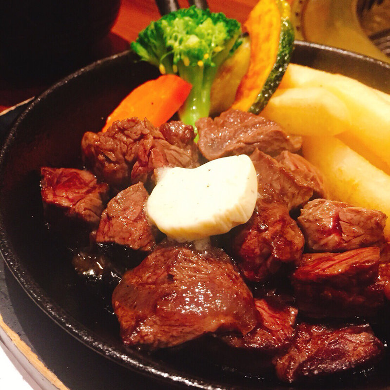 サイコロステーキランチ(馬力屋 )