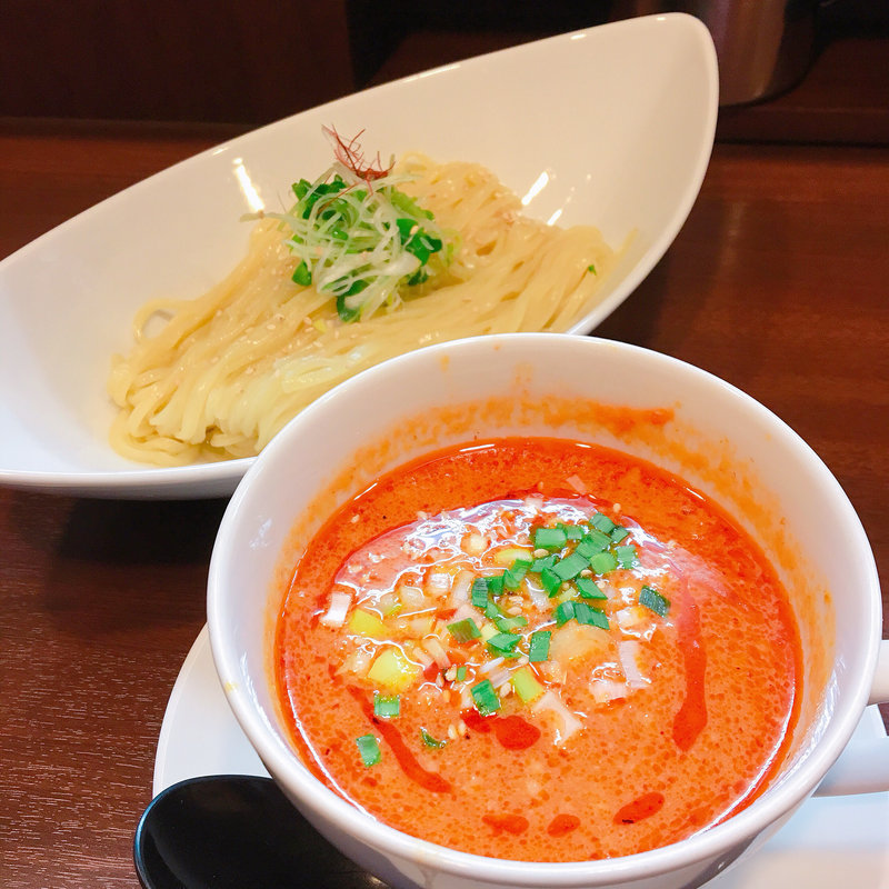 トマトつけ担々麺(つけ担担麺 市右衛門 （いちえもん）)