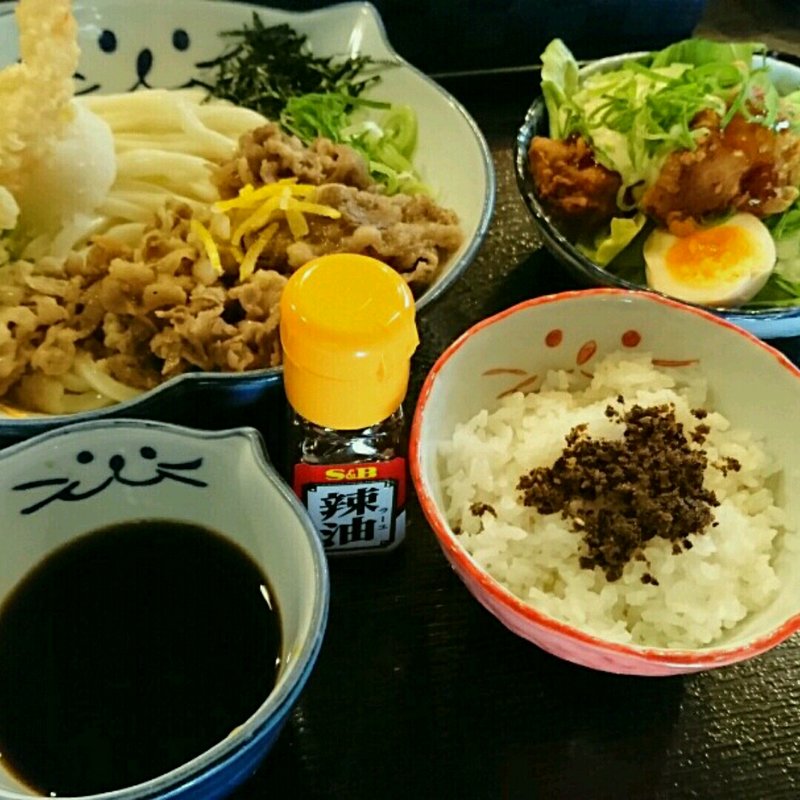 わがままうどんセット(のらや 熊取店 （のらや）)