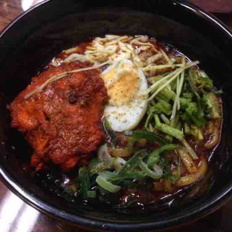 カレーうどん(大衆食堂シックダール 中野新井薬師店)