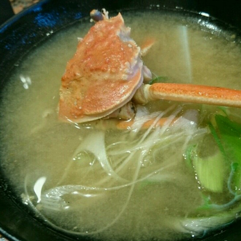 親蟹のみそ汁(回転すし北海道 湖山店 )
