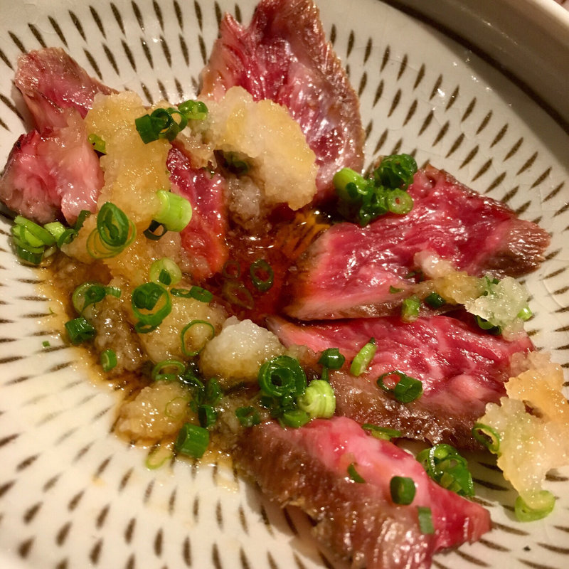 宮崎牛のタタキ(六ヶ城)