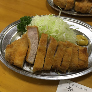 ロースカツ定食(とんかつ 万平)