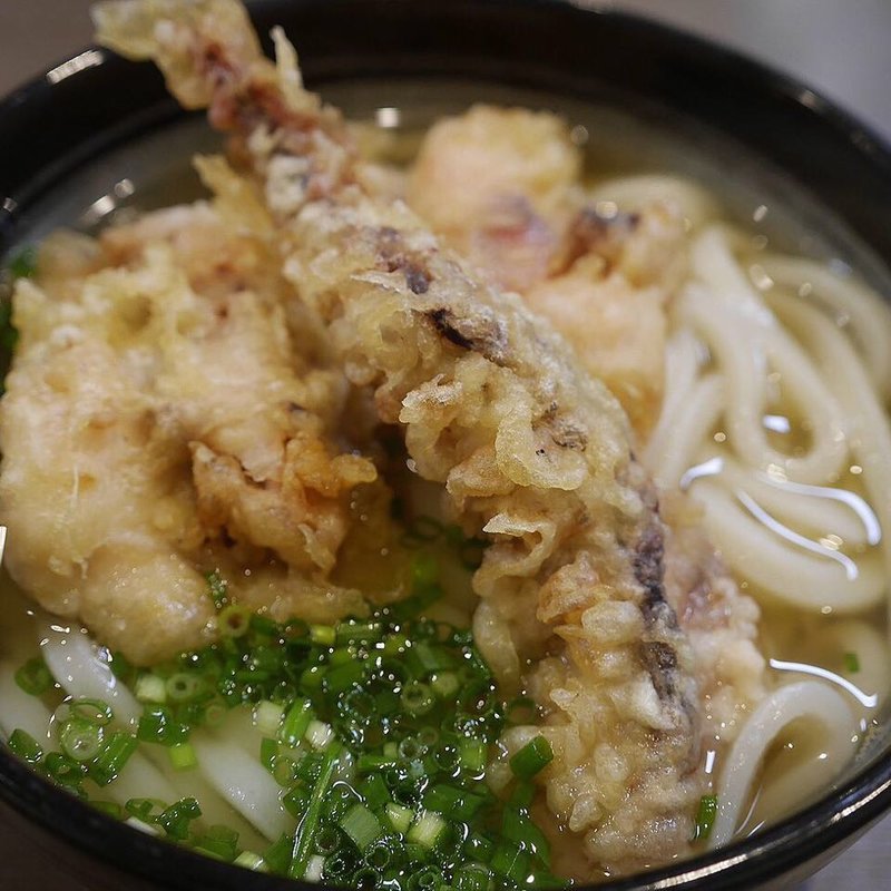 げそ天うどん(手打ちうどん大蔵)