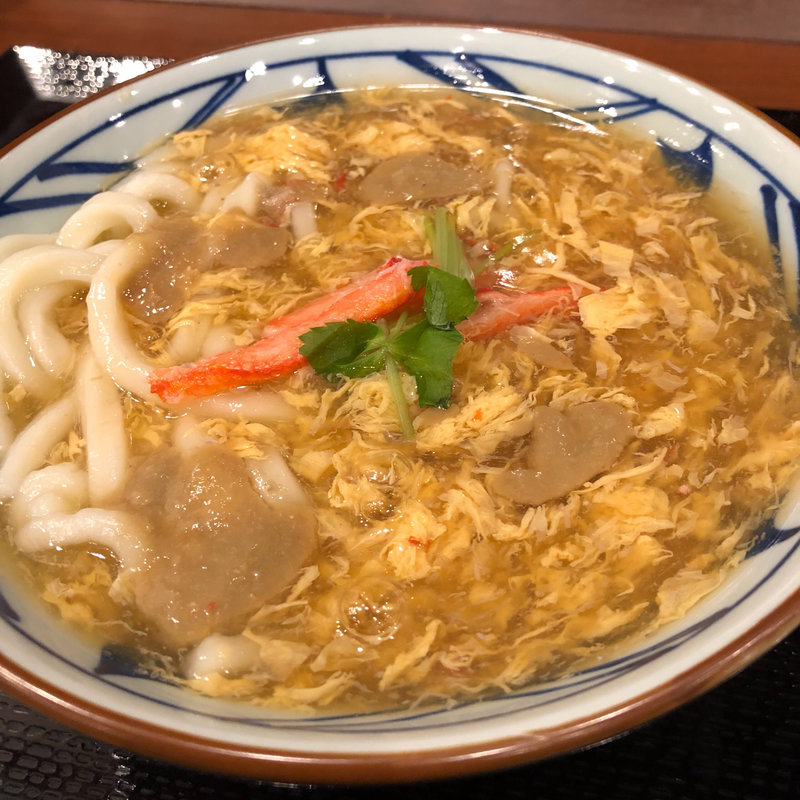 かに玉あんかけ(丸亀製麺 伊丹南町店)
