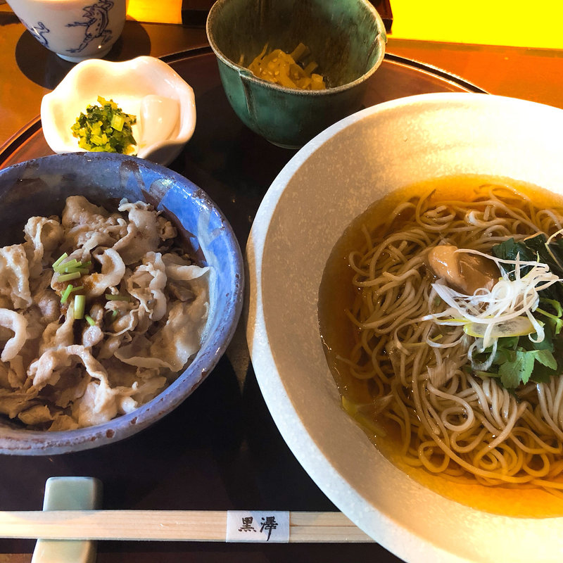 お昼のそばセット(永田町 黒澤 （ながたちょう くろさわ）)