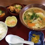 だんご汁定食(里の駅 別府漁師市場 )