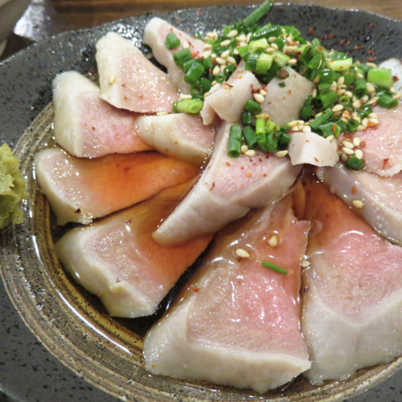 豚タンポン酢(村崎炊鳥研究所)