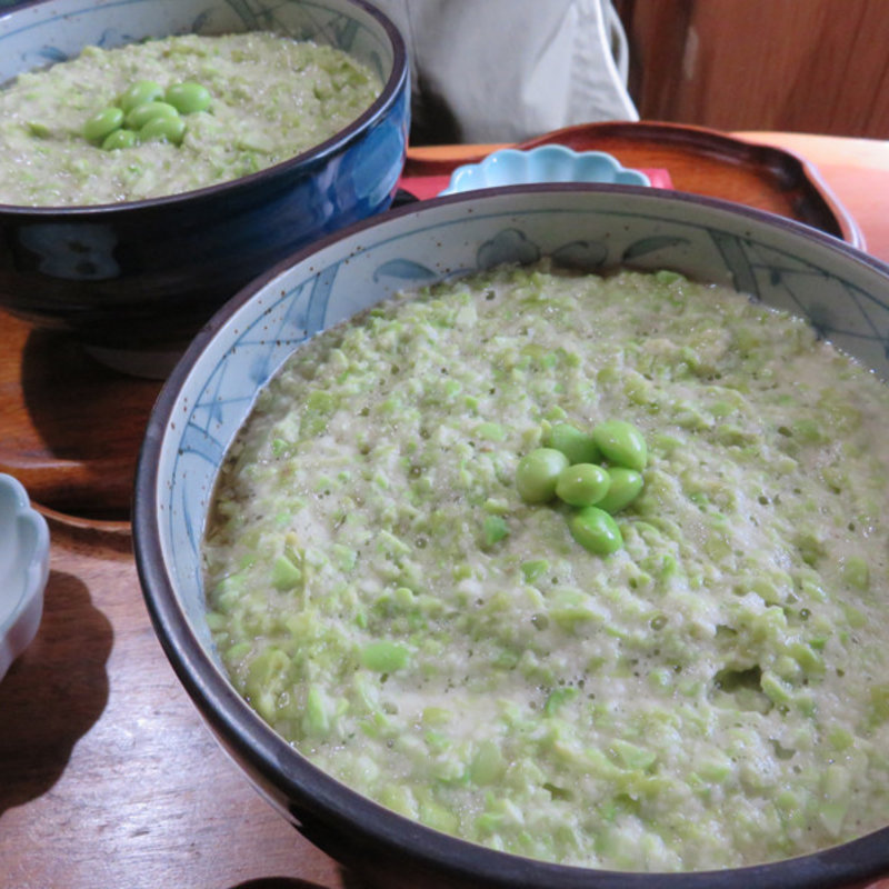 ずんだそば(不老庵)