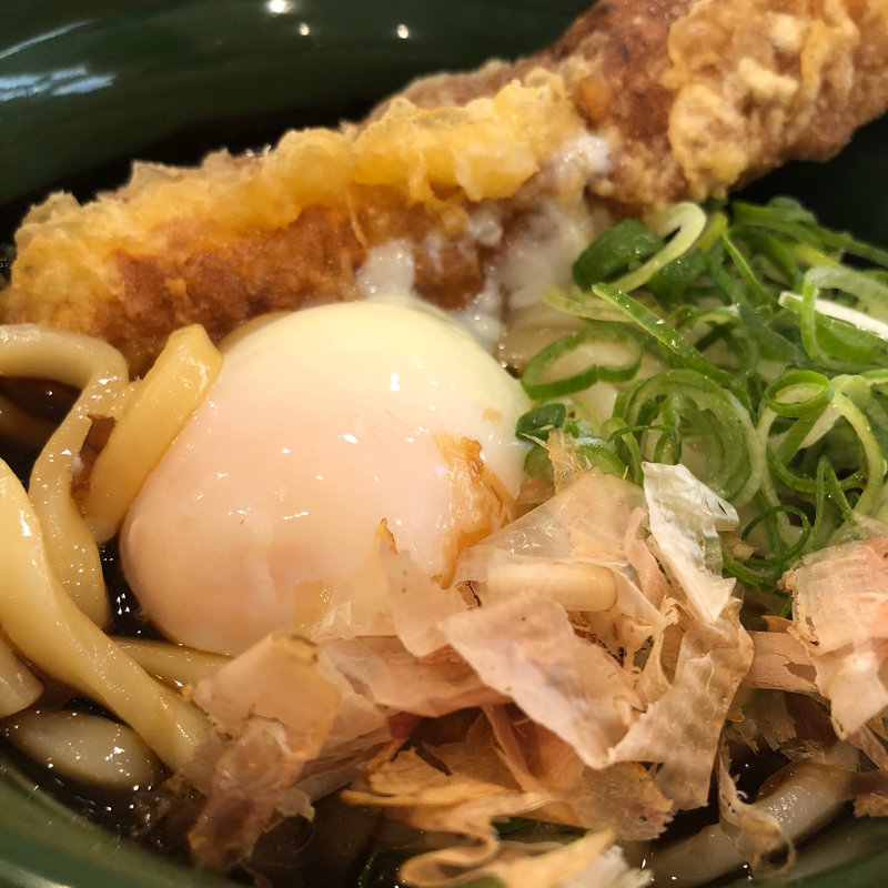 ちく天ぶっかけうどん(くら寿司 岸田堂店)