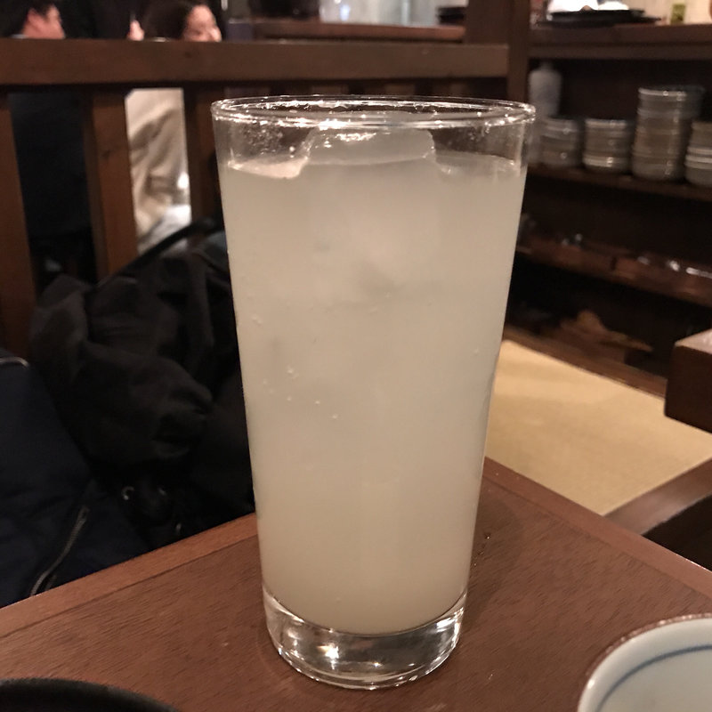 宮崎柚子サワー(宮崎もも焼き専門店 太一)