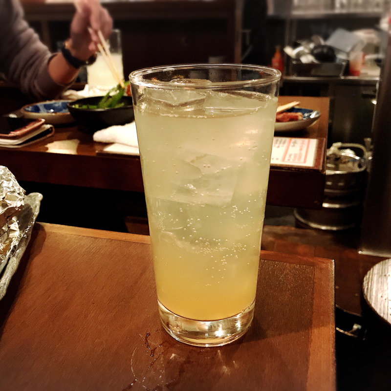 宮崎へべすサワー(宮崎もも焼き専門店 太一)