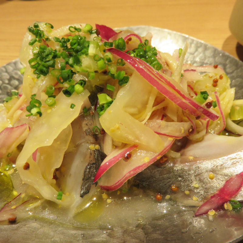 アジの柚子マリネ(ユルイヤ)