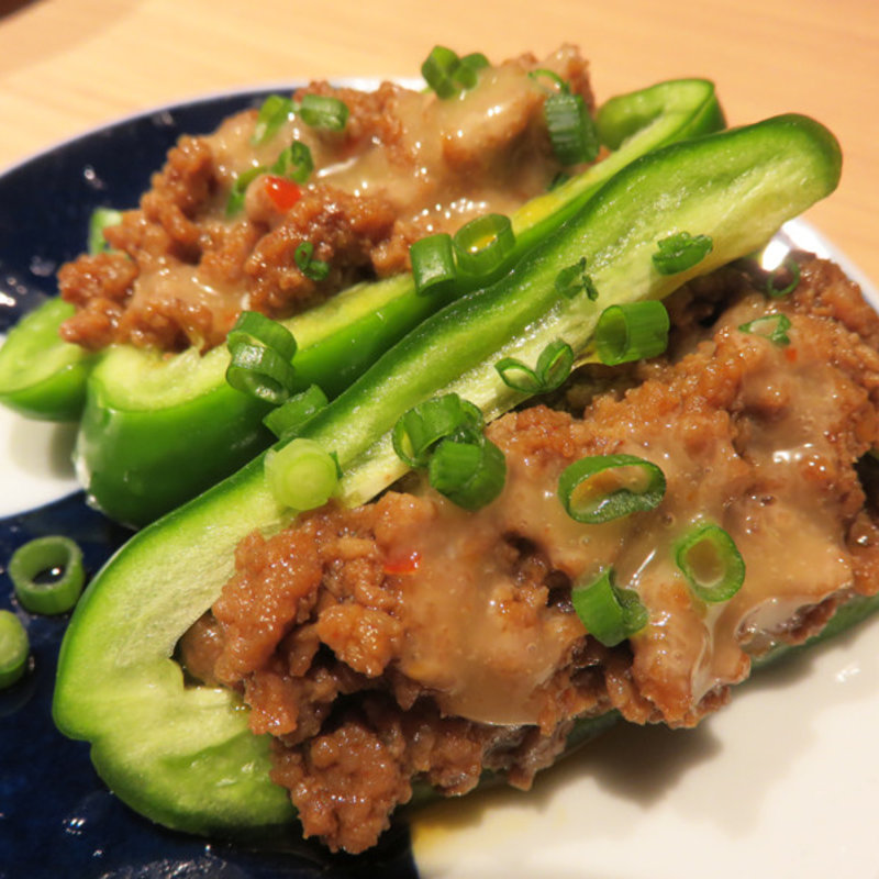 肉味噌のバリバリピーマン(ユルイヤ)