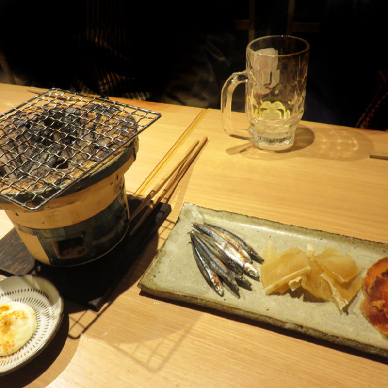 七輪三種盛り(ユルイヤ)