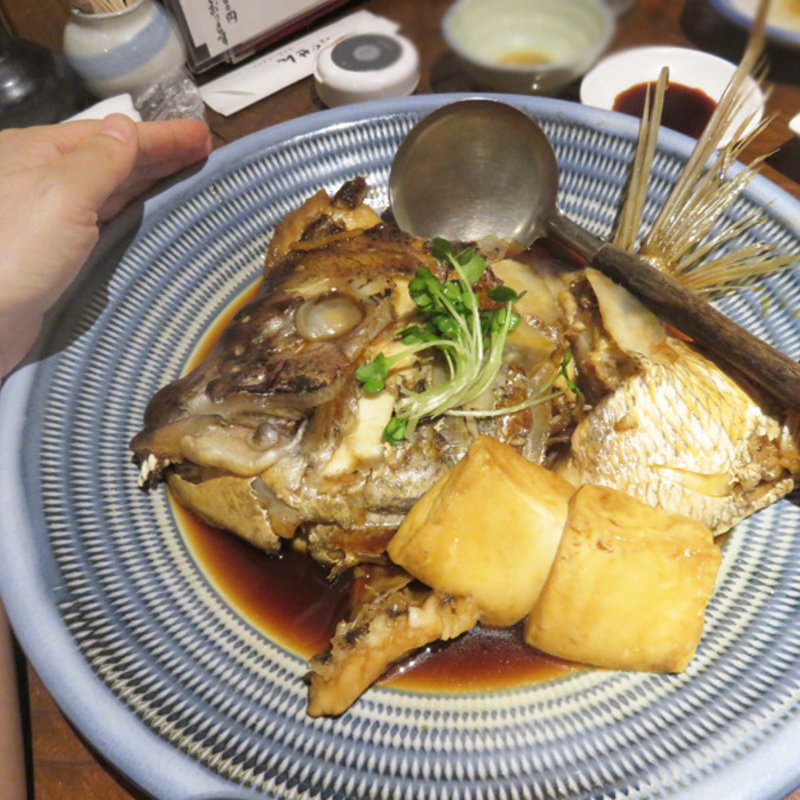 タイのあら炊き(たぐせん)