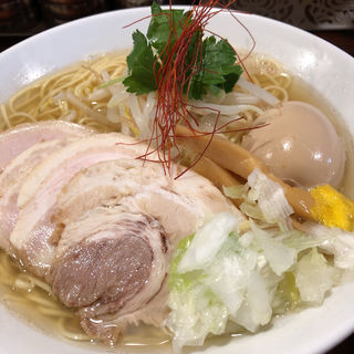 煮干塩ラーメン 大(麺舎　ヒゲイヌ )
