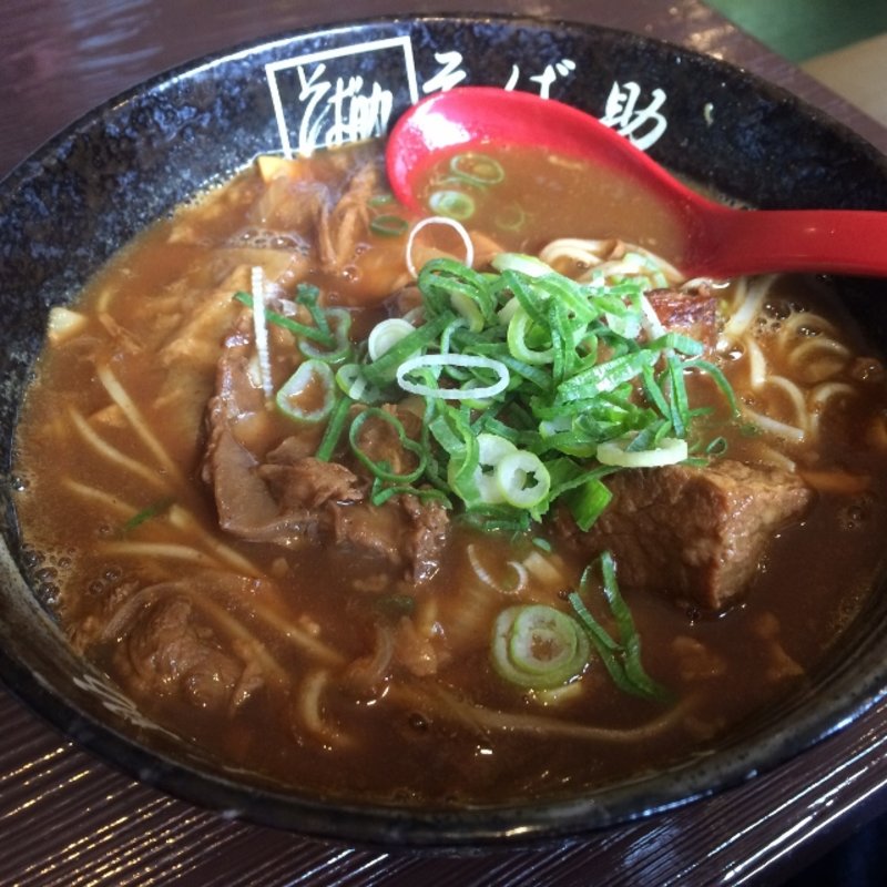 (激辛)牛すじカレー(そば助大阪 堺店)