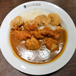 フライドチキンカレー4辛+フライドチキン(CoCo壱番屋　 高松茜町店 （ココイチバンヤ）)