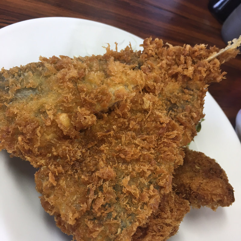アジフライ、カキフライ(とくだ屋)