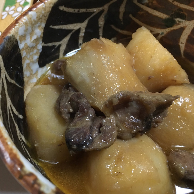 野鴨と里芋の煮物(お山の大将 )