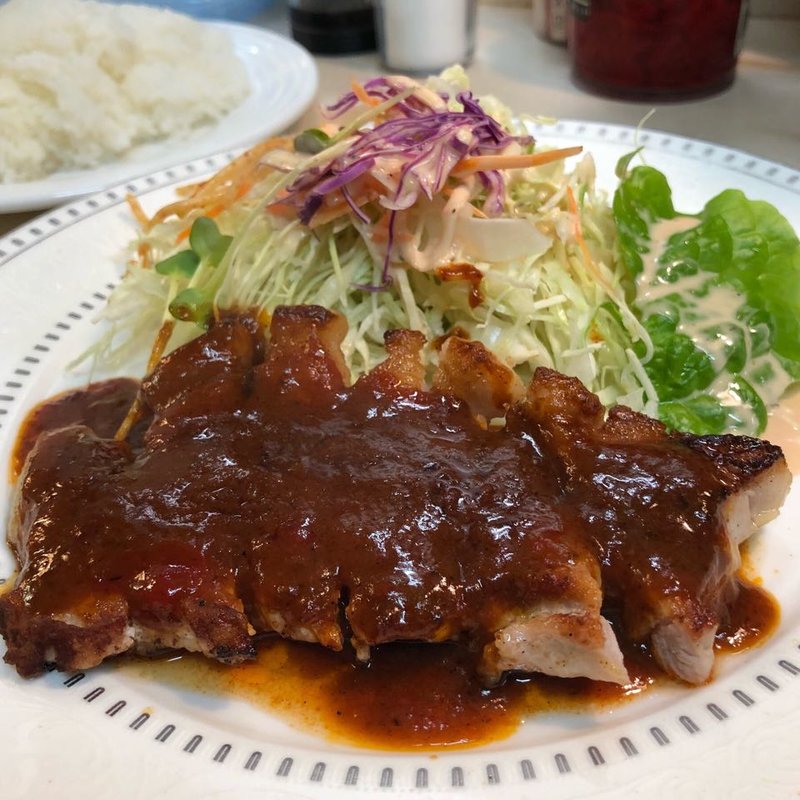 ポークチャップ・ライス(喰いもん屋 夜食呈 )