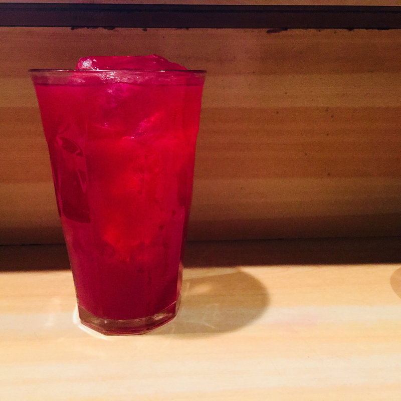 紅芋ハイ(中目黒よだきんぼ)