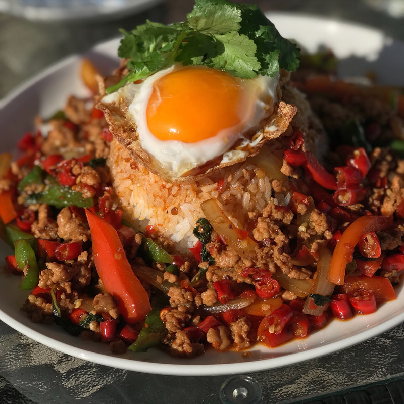 日本一辛いガパオライス(カフェガパオ)