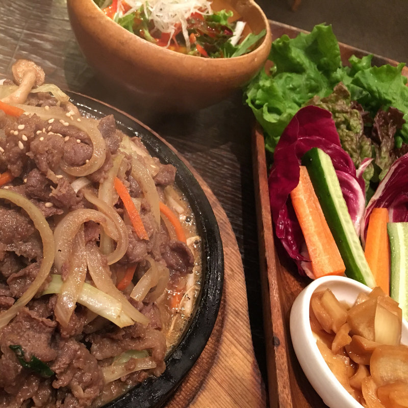 牛肉のプルコギセット(ソソンジェ 伊勢丹立川店 （素饍齋）)