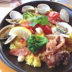 魚介のパエリア