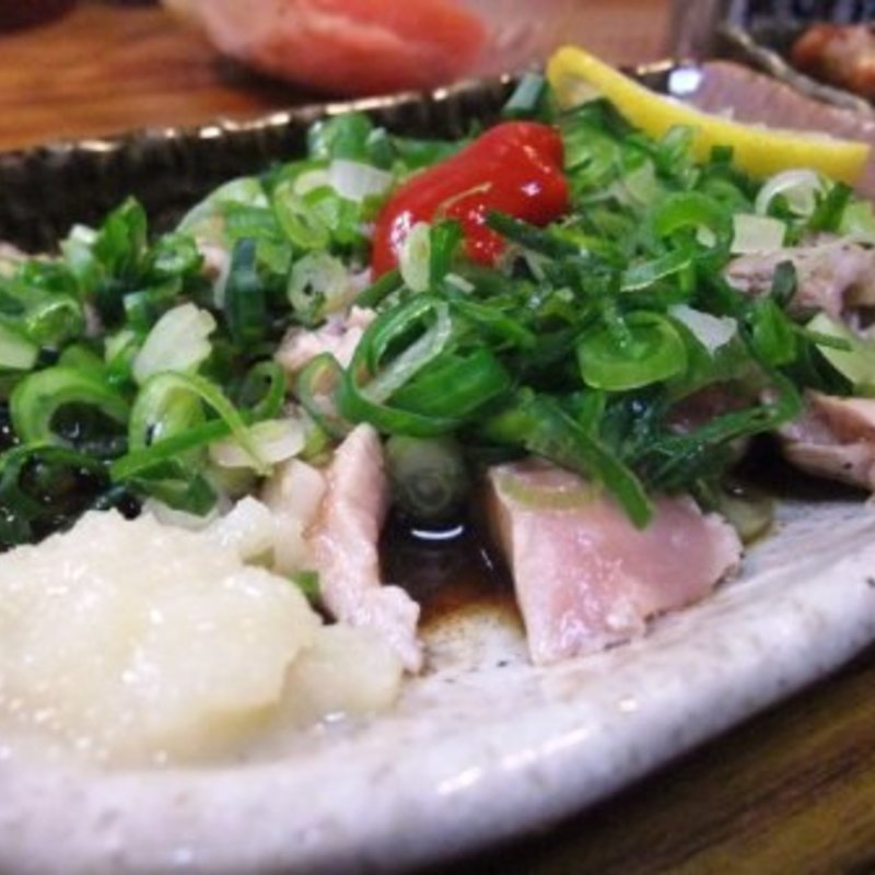 地鶏タタキ(鳥峰)